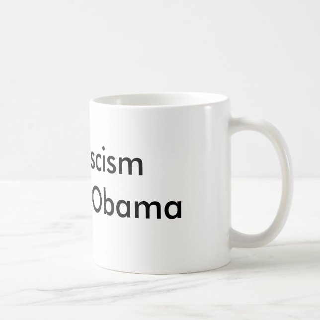 Avsluta Fascism Impeach Obama Kaffemugg (Höger)