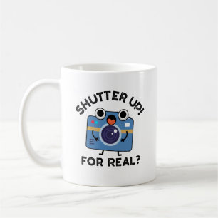 Avsluta för riktigt roligt fotografiprogram på kam kaffemugg