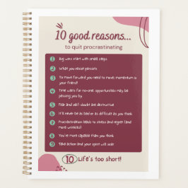 Avsluta förhalande daglig planerare