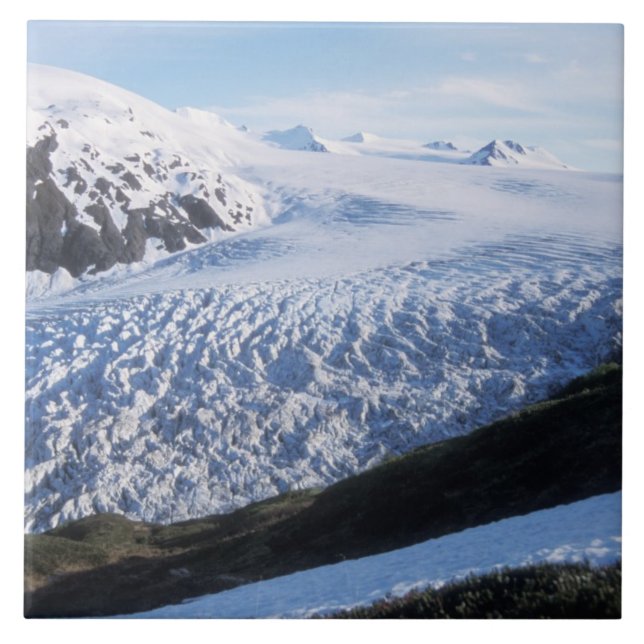 Avsluta Glacier i Kenai Fjords nationalpark. Kakelplatta (Framsidan)
