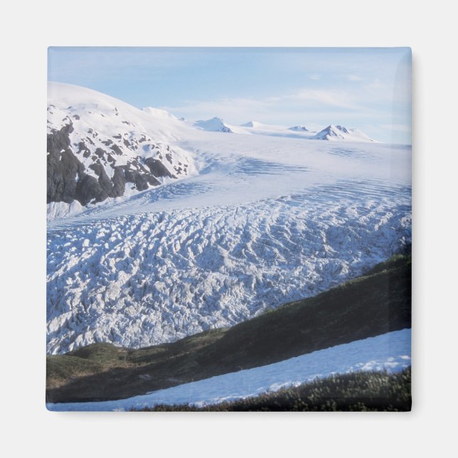 Avsluta Glacier i Kenai Fjords nationalpark. Magnet (Framsidan)