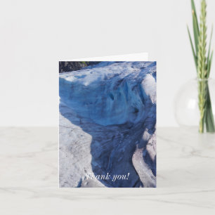 Avsluta Glacier Vågar Tack Kort