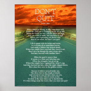 Avsluta inte - 18" x 24" Poster