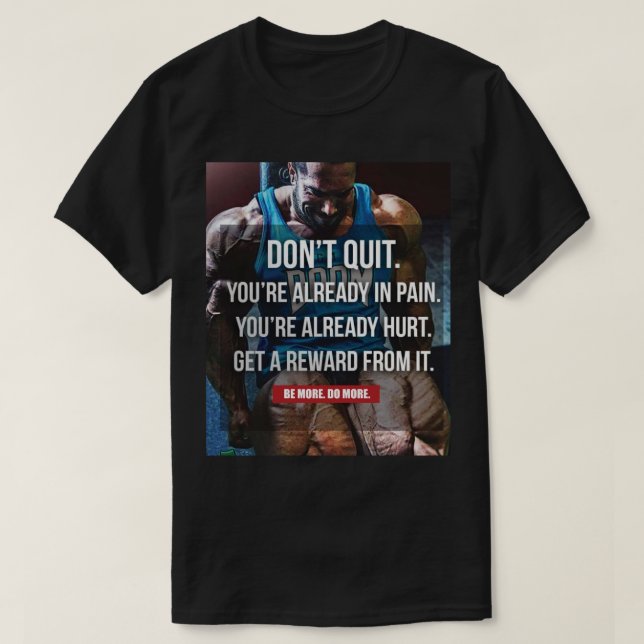 Avsluta inte - Boobygge - Motivering T-shirt (Design framsida)