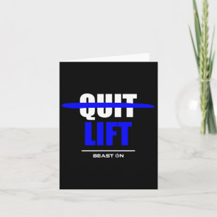 Avsluta inte lyft av Hiss Fitness Gym Bodybuilding Kort
