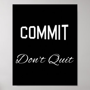 Avsluta inte Motiv Novelty Poster