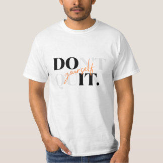 Avsluta inte typografi av manar T-shirt