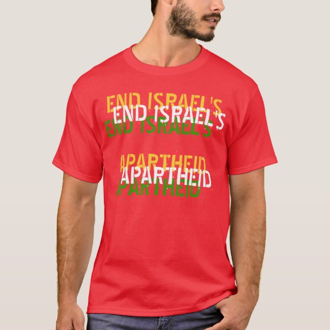 AVSLUTA ISRAEL APARTHEIDT-tröja Tee (Framsida)