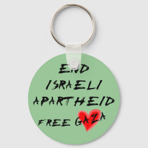 Avsluta Israels apartheid i det fria Gaza Nyckelring