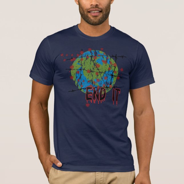 Avsluta IT-Manar T-shirt (Framsida)
