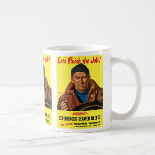 Avsluta jobbet! kaffemugg