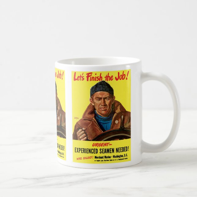 Avsluta jobbet! kaffemugg (Höger)