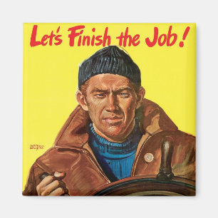 Avsluta jobbet! magnet