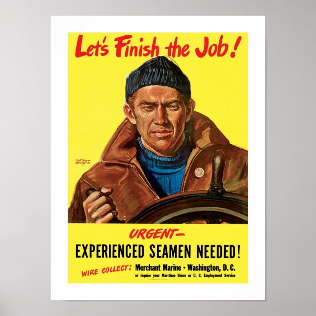 Avsluta jobbet! poster (Framsidan)