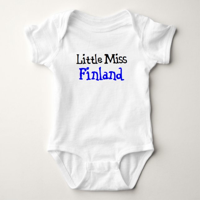 Avsluta liten miss t shirt (Framsida)