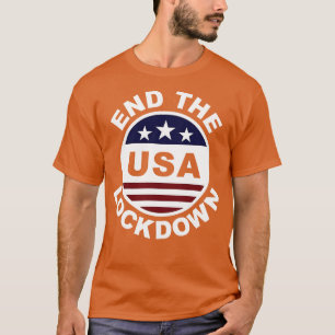 Avsluta Lockdown USA 2020 Clean T Shirt