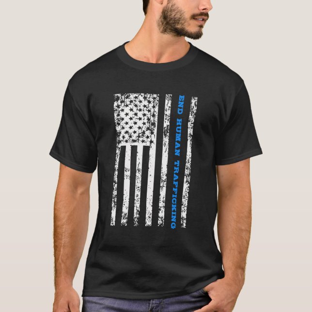 Avsluta människohandel t shirt (Framsida)