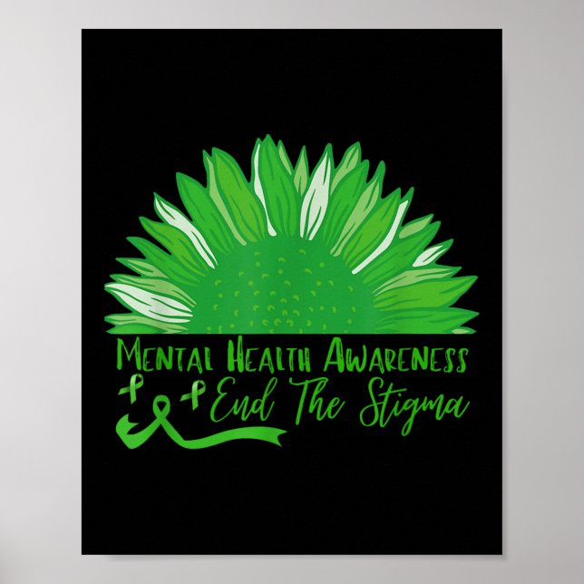Avsluta medvetenheten om psykisk hälsa i Stigma So Poster (Framsidan)