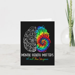 Avsluta Medvetna för psykisk hälsa i Stigma Kort