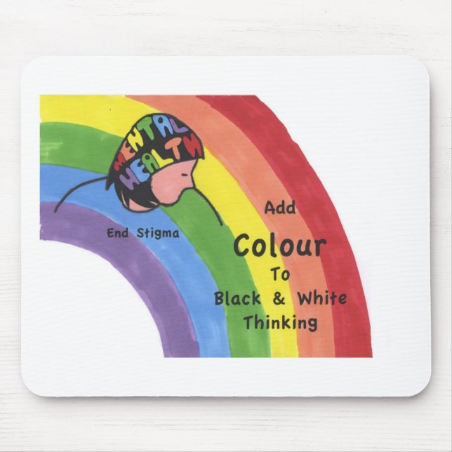 Avsluta mental hälsaStigma Musmatta (Framsidan)