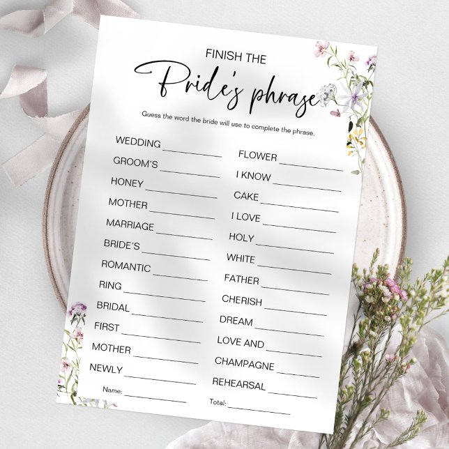 Avsluta Möhippan Brides Phrase Inbjudningar (Skapare uppladdad)