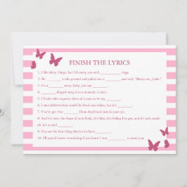 Avsluta Möhippan Lyrics spel
