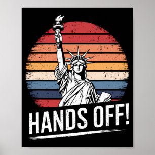 Avsluta motståndsrörelsens Frihetsgudinnan Händer Poster