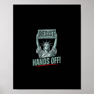 Avsluta motståndsrörelsens Frihetsgudinnan Händer Poster
