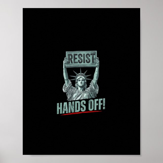 Avsluta motståndsrörelsens Frihetsgudinnan Händer  Poster (Framsidan)