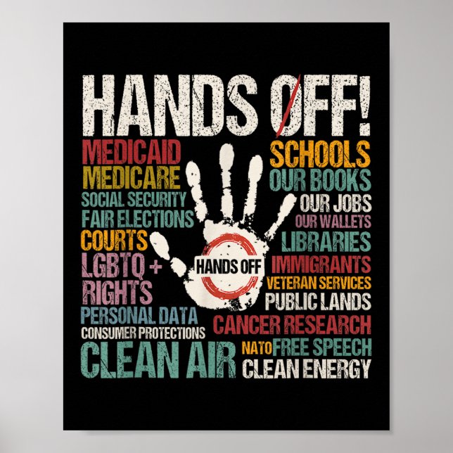 Avsluta motståndsrörelsens Frihetsgudinnan Händer  Poster (Framsidan)