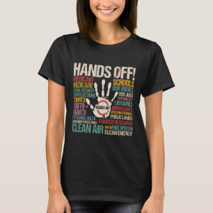 Avsluta motståndsrörelsens Frihetsgudinnan Händer T Shirt