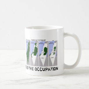 Avsluta ockupationen kaffemugg