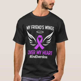 Avsluta Överdos Min Väns Vingar Täck Mitt Hjärta P T Shirt