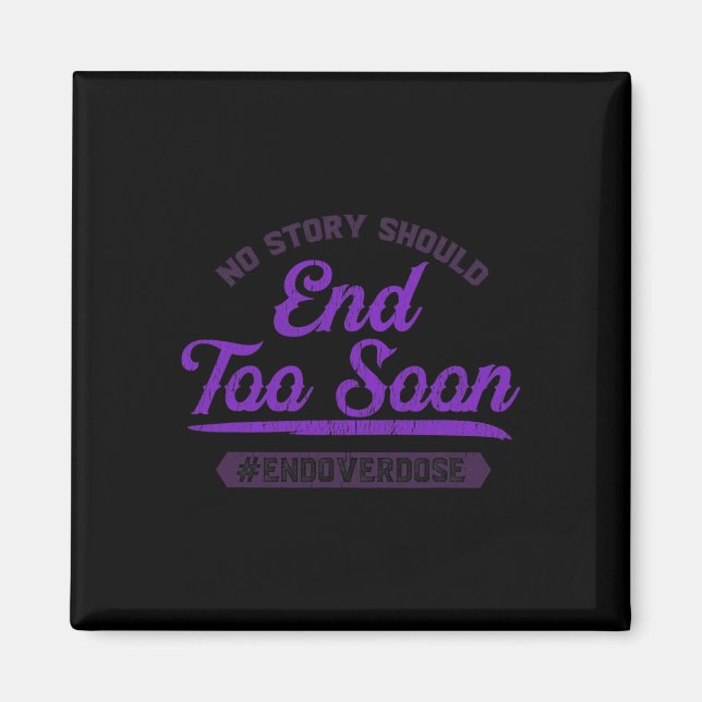 Avsluta överdosering Ingen artikel ska sluta för s Magnet (Framsidan)