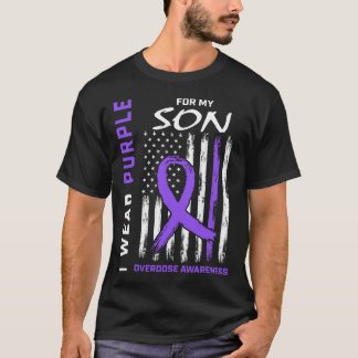 Avsluta överdosmedvetenhet T-shirt Son Augusti Lil