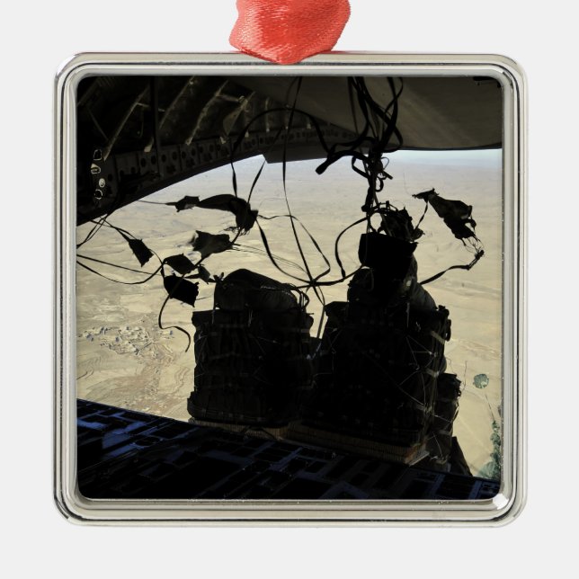 Avsluta paket för behållarleveranssystem julgransprydnad metall (Framsidan)