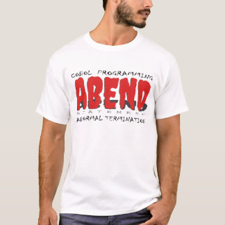 Avsluta Påstående i Cobol-programmering T Shirt