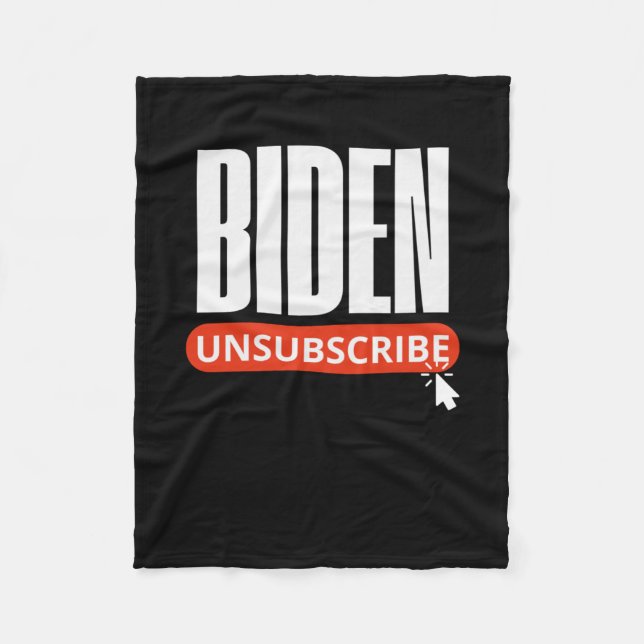 Avsluta prenumerationsdag för biden Trump-installa Fleecefilt (Framsidan)