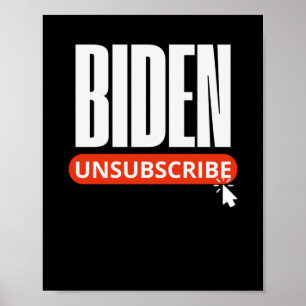 Avsluta prenumerationsdag för biden Trump-installa Poster