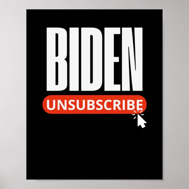 Avsluta prenumerationsdag för biden Trump-installa Poster (Framsidan)