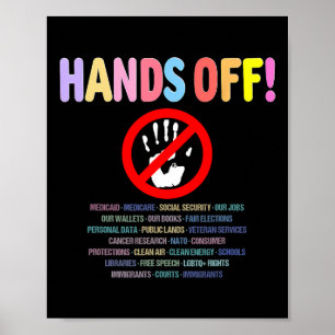 Avsluta protesten mot Händer 2025 Poster