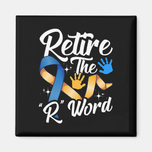 Avsluta R Ord Down Syndrome Awareness Speciell Edu Magnet