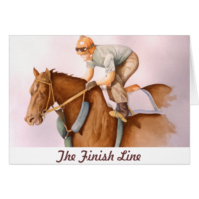 Avsluta rad hälsningskort (Framsidan Horizontal)