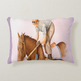 Avsluta rad prydnadskudde