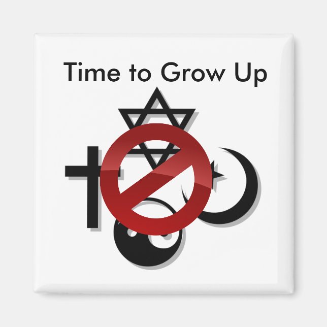 Avsluta religionsmagnet magnet (Framsidan)