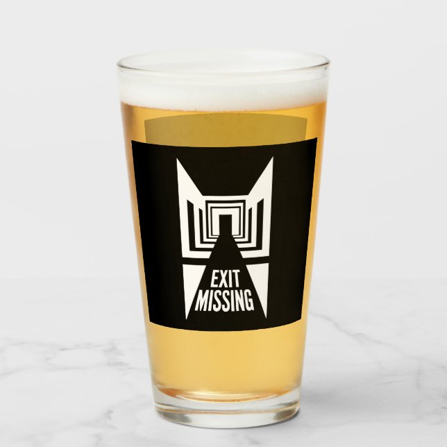 Avsluta Saknat - Glitch in Reality Glaskopp (Framsida fylld)