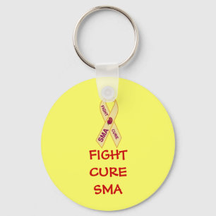 Avsluta-SMA-klämma fast FIGHTCURESMA Nyckelring