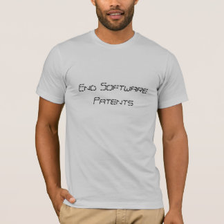 Avsluta softwarepatent t-shirt