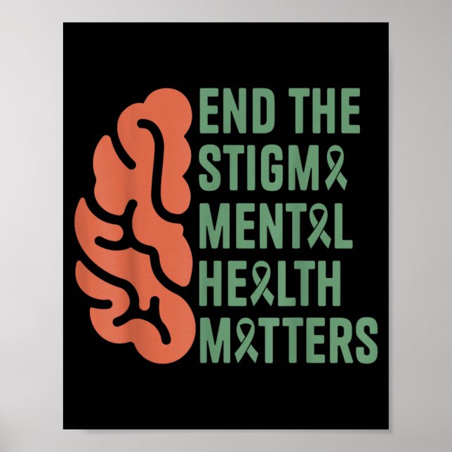 Avsluta Stigmatisering Mental hälsa Poster (Framsidan)