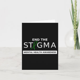 Avsluta tigman _ maj Mental Health Awareness Kort